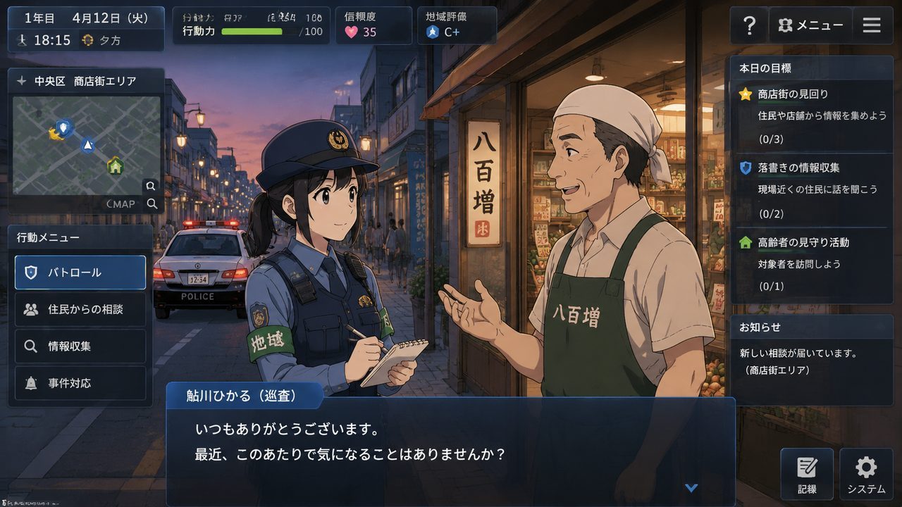 极道无赖EX 女警鮎川光 探索场景 玩法截图 5